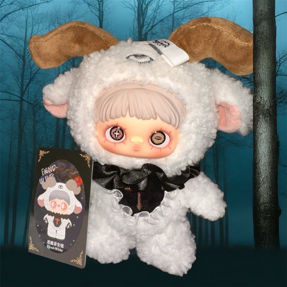 Maymei Dark Forest Plush Pendant Blind Box " Fiend-White"